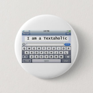 Textaholic 6 Cm Round Badge