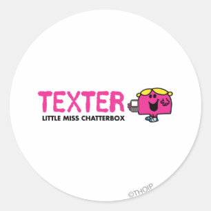 Texter Classic Round Sticker