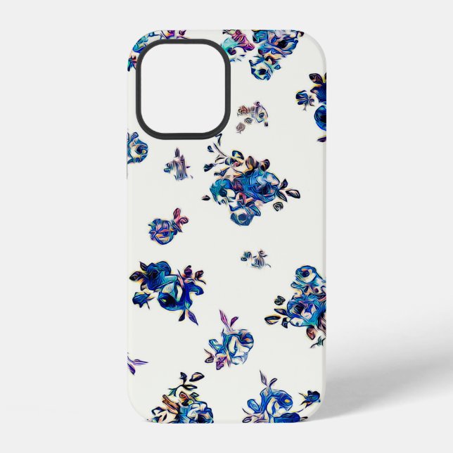 Textile and wallpaper seamless patterns. Digital i iPhone Case (Back)