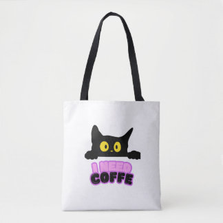 Textile bag - I need coffe