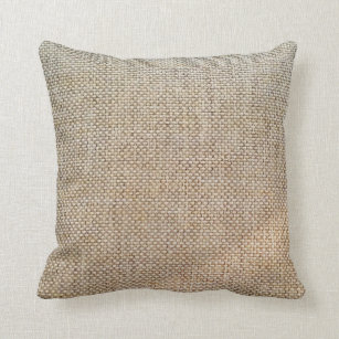 Textile brown background fabric cushion