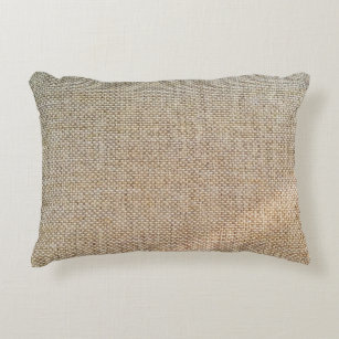 Textile brown background fabric decorative cushion