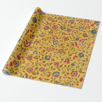 Textile Carnations and Other Flowers Pattern