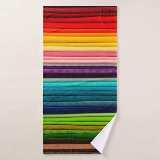 Textile colour colourful fabric bath towel (Bath Towel)