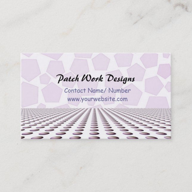 Textile Designs Business Card (Front)