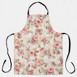 Textile floral flower texture patternsabstract, ba apron