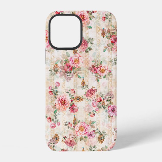 Textile floral flower texture patternsabstract, ba iPhone case (Back)