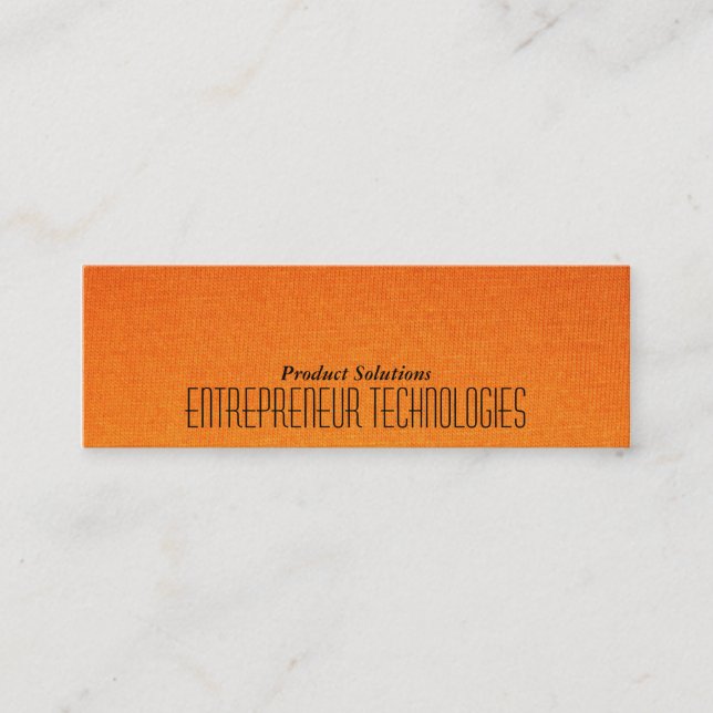 Textile Gradient Mini Business Card (Front)