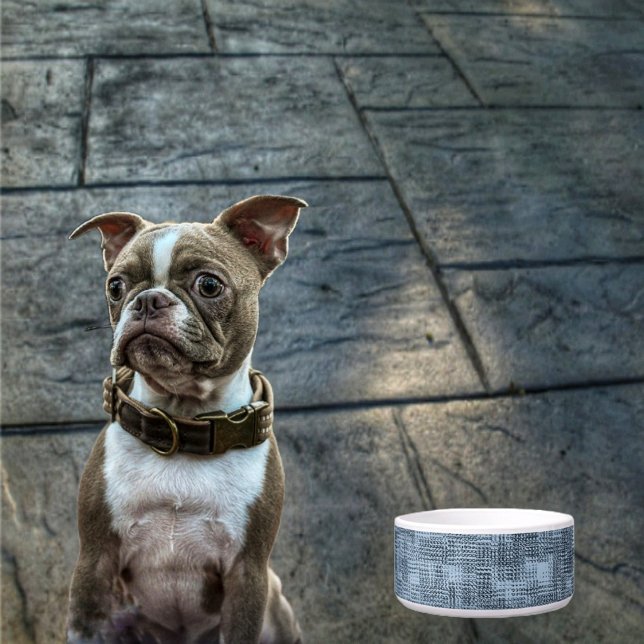 Textile Greys  (This Textile Grays Pet Dish makes a great gift for your pet!)