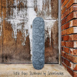 Textile Greys   Skateboard<br><div class="desc">This Digitalised graphic,  is an Abstract design,  in a woven,  textile pattern,  in blended colours of blue-grey,  and black-which resembles,  Denim fabric.</div>