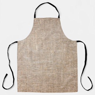 Textile jute brown fabric texture apron