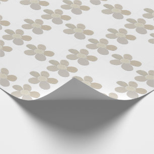 Textile Material Flower Collage DIY Colour Wrapping Paper