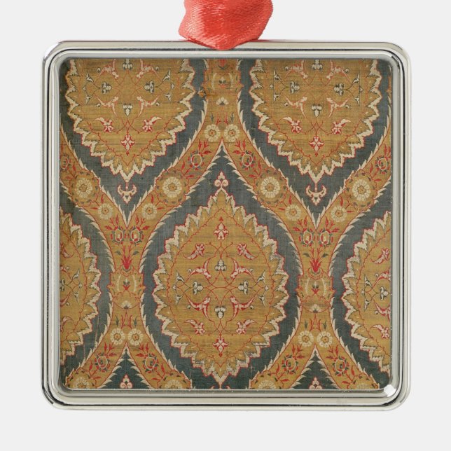 Textile panel, 16th/17th century metal ornament (Front)