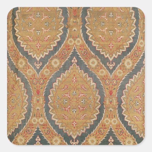 Textile panel, 16th/17th century square sticker (Front)