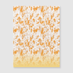 Textile pattern featuring a vibrant orange and gol