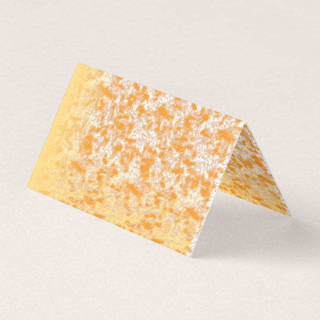 Textile pattern featuring a vibrant orange and gol (Front)