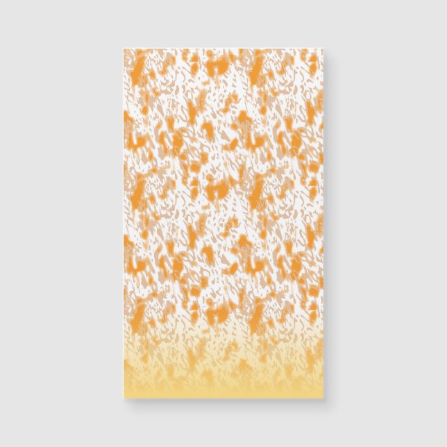 Textile pattern featuring a vibrant orange and gol (Front)