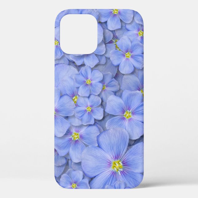 textile seamless pattern with blue flowers. decora Case-Mate iPhone case (Back)