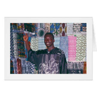 Textile Seller at Banjul Market.