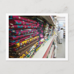 Textile Shop, Abuja Postcard