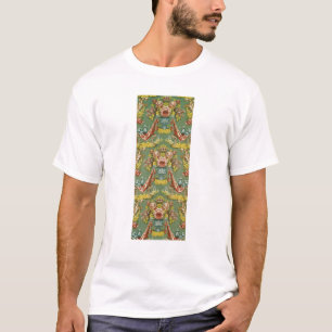 Textile with a repeating floral motif T-Shirt