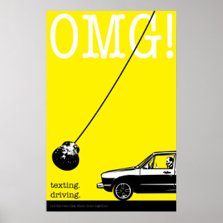 texting. driving. original poster