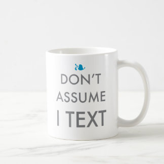 Texting mug