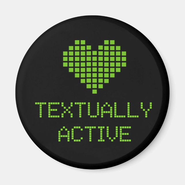 Textually Active - magnet (Front)