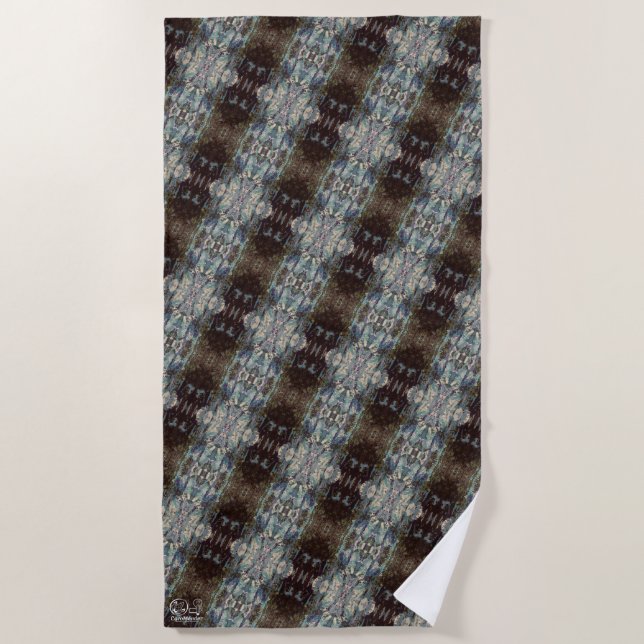 Textura #17 de la obra Maritimo Beach Towel (Front)