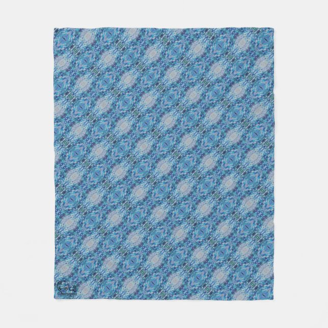Textura #18 de la obra Maritimo Fleece Blanket (Front)