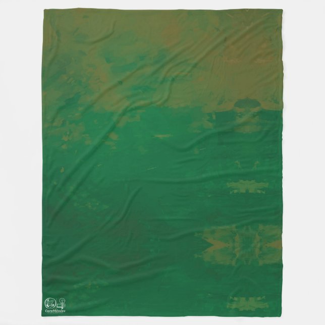 Textura #55 de la obra Nuit Fleece Blanket (Front)