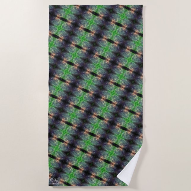 Textura #7.0 de la obra Nuit Beach Towel (Front)