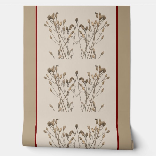 Textural Treasures of Winter (C) on a  Wallpaper (Unrolling)