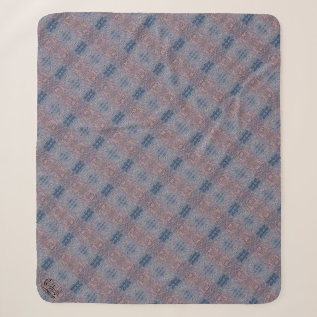 Texture #10 from work Dawn Sherpa Blanket (Front)