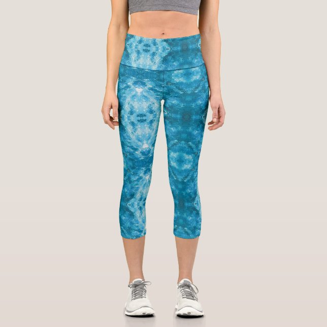 Texture #11 from the work Cherries Capri Leggings (Front)