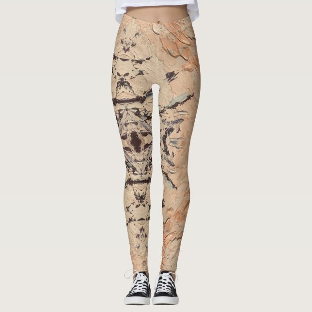 Texture #12 From the Work Seeing Through the Eyes Leggings (Front)