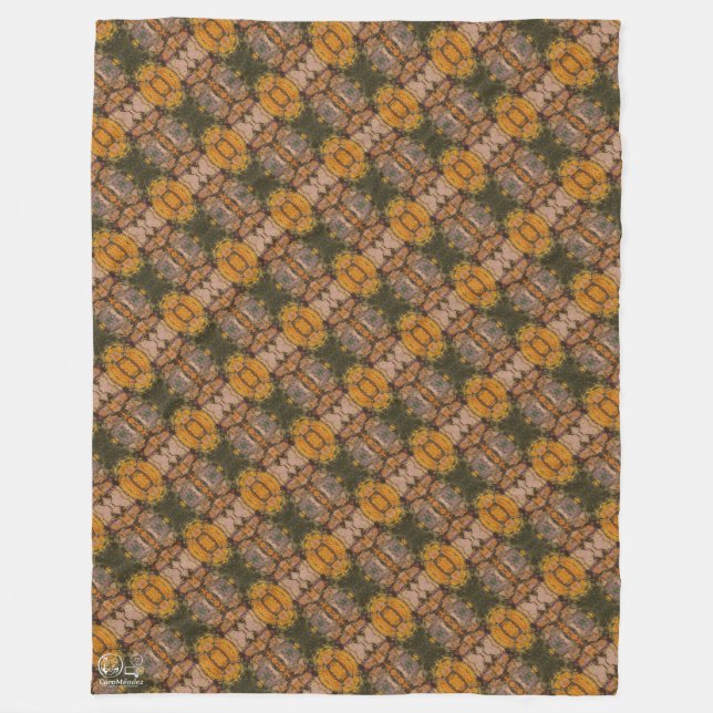 Texture #12 from work The Rock Fleece Blanket (Front)