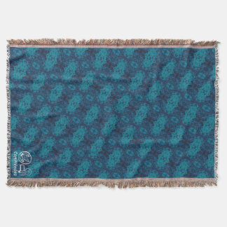 Texture #14 from the work Cherries Throw Blanket
