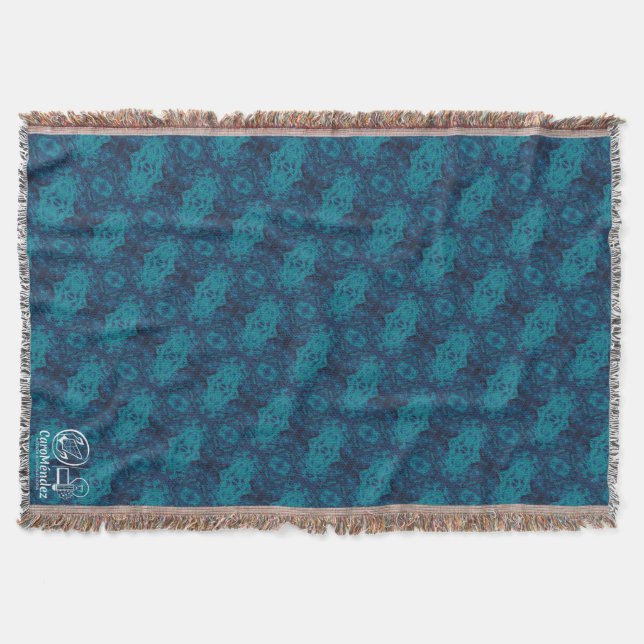 Texture #14 from the work Cherries Throw Blanket (Front)