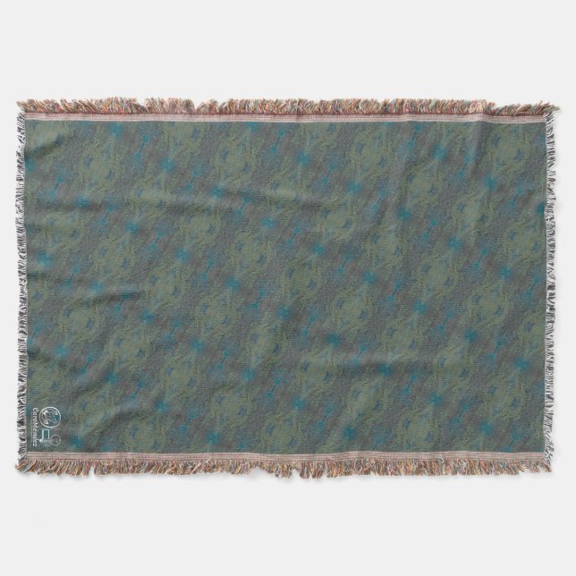 Texture #14 from work The Rock Throw Blanket (Front)