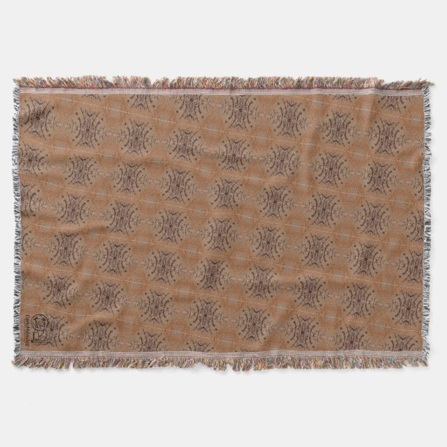 Texture #16 from the work Seeing through the eyes Throw Blanket (Front)
