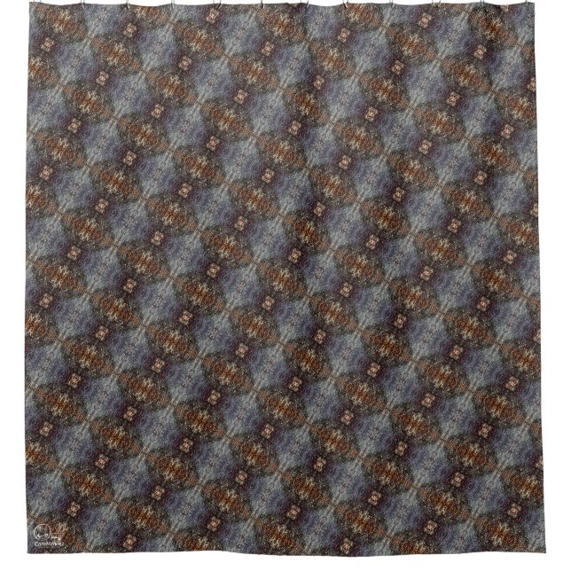 Texture #18 Dawn Work Shower Curtain (Front)