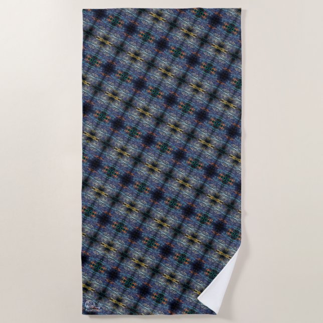 Texture #1.0 of work The Rock Beach Towel (Front)