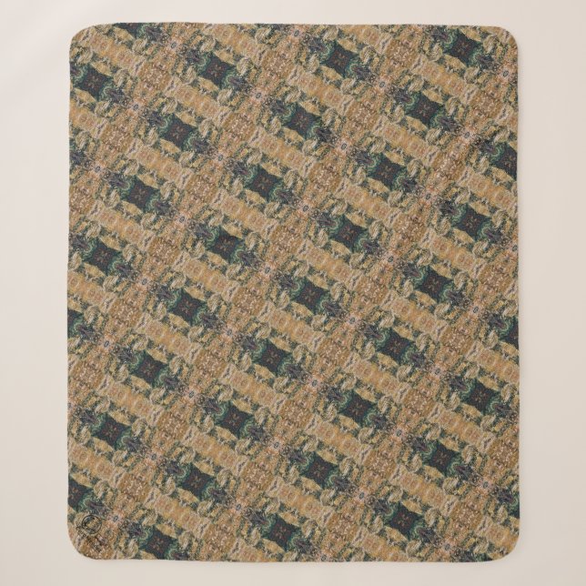 Texture #1 Dawn artwork Sherpa Blanket (Front)