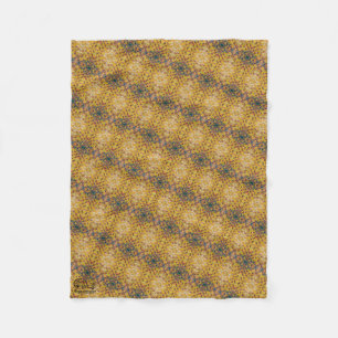 Texture #1 from the work Pineapple. SERIES Fleece Blanket