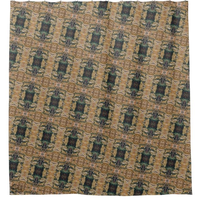 Texture #1 from work Dawn Shower Curtain (Front)