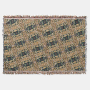 Texture #1 from work Dawn Throw Blanket