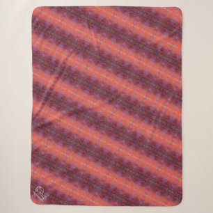 Texture #1 of the work The sunset Sherpa Blanket
