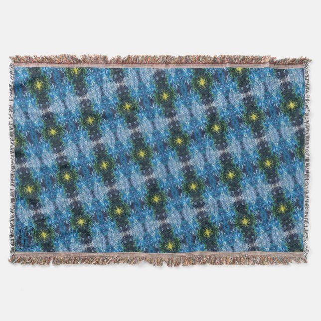 Texture #22 from the work Maritimo Throw Blanket (Front)