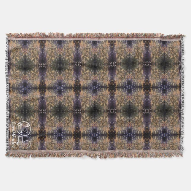 Texture #27.4 of work Horizonte Throw Blanket (Front)